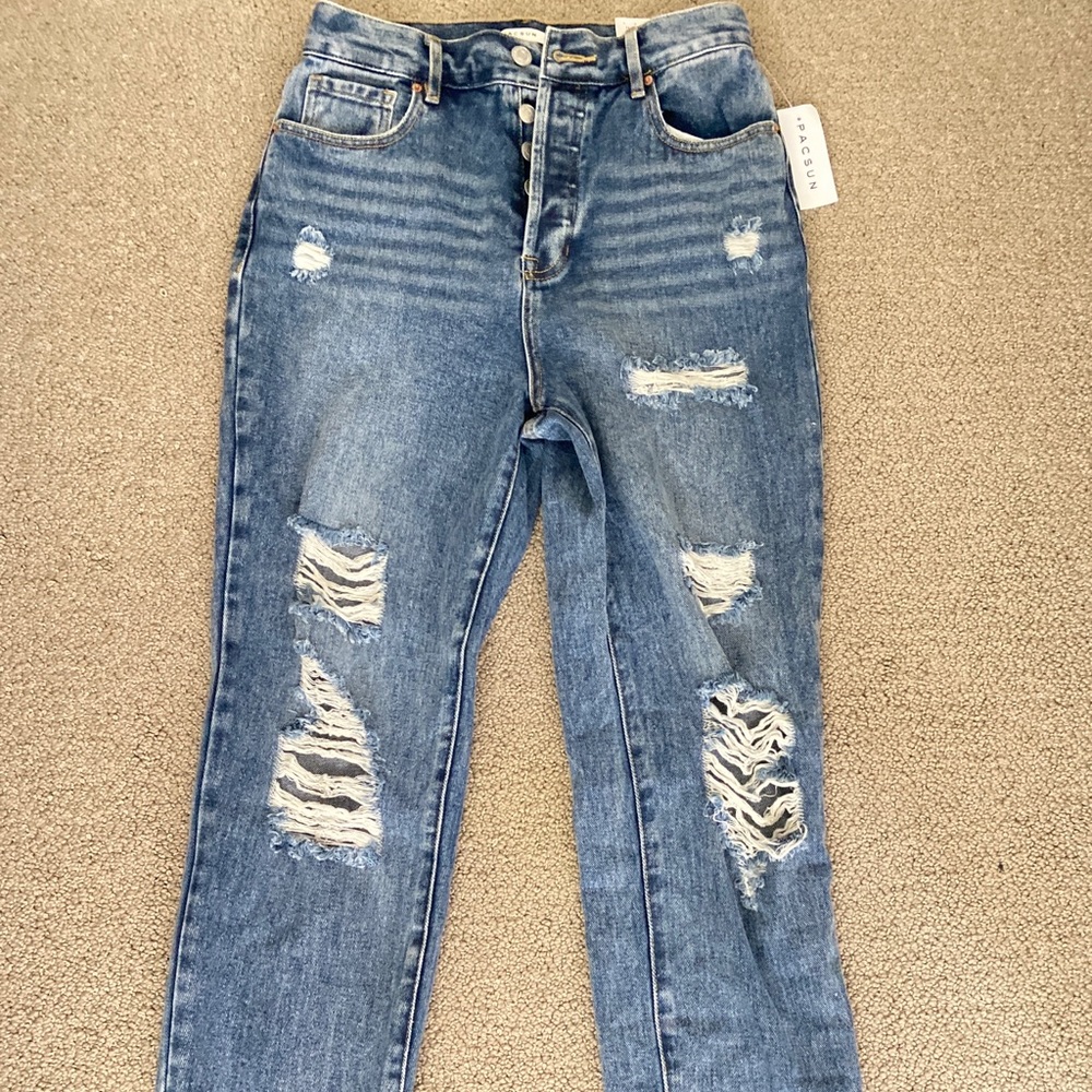 Pacsun High Rise Straight Jeans